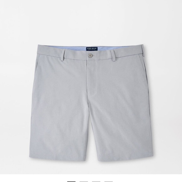 Peter Millar Men’s Surge Performance Golf Shorts Gale Grey Size 40 - Picture 1 of 9